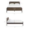 Wexford Vegan Leather King Platform Bed by Modway / MOD-7393