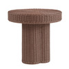 Sarova 20 Inch Natural Rattan Round Pedestal Side Table by Modway / EEI-7914
