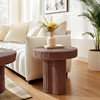 Sarova 20 Inch Natural Rattan Round Pedestal Side Table by Modway / EEI-7914