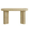 Sarova 59 Inch Natural Rattan Oval Console Table by Modway / EEI-7915