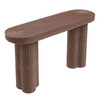 Sarova 59 Inch Natural Rattan Oval Console Table by Modway / EEI-7916