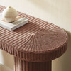 Sarova 59 Inch Natural Rattan Oval Console Table by Modway / EEI-7916