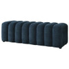 Summer Upholstered Channel Accent Bench Navy / CS-910410