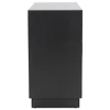 Kerrick 2-door Bone Inlay Accent Cabinet Beige and Black / CS-950451