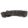 Marcell 6-Piece L-Shaped Power Reclining Sectional with Console Grey / CS-609690P-SET