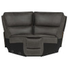 Marcell 6-Piece L-Shaped Power Reclining Sectional with Console Grey / CS-609690P-SET