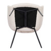 Bexley Beige Linen Arm Chair Set-2 | DN05526