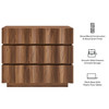 Isola Wavy 3 Drawer Chest by Modway / MOD-7388