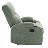Larkin Green Chenille Motion Recliner, Pocket Coil Construction, 2 Cup Holders | LV03043