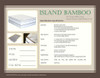 Island Bamboo 12" Euro Pillow Top Queen Size Mattress 