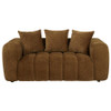 Lazaro 2-piece Fabric Upholstered Wide Channel Sofa Set Bronze / CS-511081-S2