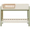 Evren Twin-over-Twin Bunk Bed with Trundle and Ladder Tri-Tone / CS-460620-SET