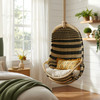 Carlo Two-Tone Woven Natural Rattan Hanging Chair by Modway / EEI-7934