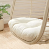 Neve Open Rib Weave Natural Rattan Hanging Chair by Modway / EEI-7936