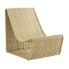 Eira Continuous Curved Natural Rattan Lounge Chair by Modway / EEI-7937