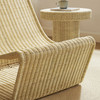Eira Continuous Curved Natural Rattan Lounge Chair by Modway / EEI-7937