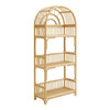 Ottilie 68 Inch Arched Natural Rattan Bookshelf by Modway / EEI-7941