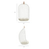 Tamsin Open Grid Weave Natural Rattan Hanging Chair by Modway / EEI-7942