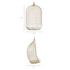 Tamsin Open Grid Weave Natural Rattan Hanging Chair by Modway / EEI-7943