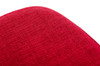 Williamette Mid-Century Red Fabric Bar Stool / VGEUMC-8980CH-B-RED