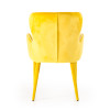 Tigard Mid-Century Yellow Fabric Dining Chair / VGEUMC-8883CH-A-YEL