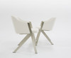 Darcy Modern White Leatherette Dining Chair (Set of 2) / VGEWF3202BF-WHT
