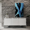Fauna - Modern White High Gloss & Stainless Steel Buffet / VGBBBN-2M-WHT-BUF