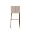 Mimi - Contemporary Beige + Brass Bar Stool (Set of 2) / VGGAGA-6544CH-B-BEI-BS