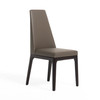 Encino - Modern Taupe & Timber Chocolate Dining Chair (Set of 2) / VGCNCPMK127-V36DX/DP20-FP