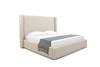 Queen Byrne - Modern Beige Fabric Bed / VGEVVG713-C-01-Q