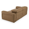 Jessop - Modern Brown Leather Sofa 2 Recliners / VGKM-KM.6399B-SOFA-Brown