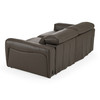 Jessop - Modern Dark Grey Leather Sofa 2 Recliners / VGKM-KM.6399B-SOFA-Dark Grey