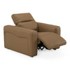 Jessop - Modern Brown Leather Recliner Chair / VGKM-KM.6399B-CHR-Brown