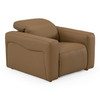 Jessop - Modern Brown Leather Recliner Chair / VGKM-KM.6399B-CHR-Brown