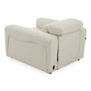 Jessop - Modern Off-White Leather Recliner Chair / VGKM-KM.6399B-CHR-Off-White