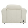 Jessop - Modern Off-White Leather Recliner Chair / VGKM-KM.6399B-CHR-Off-White