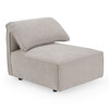 Gene - Modern Light Grey Fabric Modular Armless Sectional Seat / VGSX-F6062-CHR-Light Grey