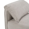 Gene - Modern Light Grey Fabric Modular Armless Sectional Seat / VGSX-F6062-CHR-Light Grey