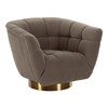Granby - Glam Taupe Fabric and Gold Chair / VGODZW-946-CHR-1-Light Brown