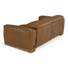 Aris - Modern Brown Leather Sofa w/ 2 Power Recliners & Headrests / VGKM-KM-6799-SOFA-BRN