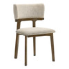 Winston - Mid-Century Modern Beige Fabric + Walnut Dining Chair (Set of 2) / VGMA-MI-1364-Beige