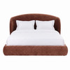 Queen Stephanie - Modern Brown Fabric Bed / VGOD-ZW-26027-BRN-Q