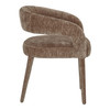 Parisa - Modern Brown Fabric Dining Chair (Set of 2) / VGOD-ZW-23080-BRN