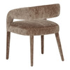 Parisa - Modern Brown Fabric Dining Chair (Set of 2) / VGOD-ZW-23080-BRN