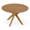 Prospect - Modern Round 47" Natural Oak Dining Table / VGMA-MIT-5276-3-NAT