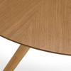 Prospect - Modern Round 47" Natural Oak Dining Table / VGMA-MIT-5276-3-NAT