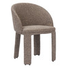 Sarkis - Modern Brownish Grey Fabric Dining Chair / VGEU-MC-7789CH-BRN
