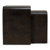Guzman - Modern Dark Burl Nesting End Table Set / VGAL-I1006940-BURL