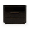 Perez - Modern Dark Burl Nightstand / VGAL-I1006945-BURL