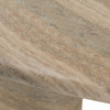 Ossa - Modern Faux Travertine Concrete Oval Dining Table / VGTP-201094-TRAV